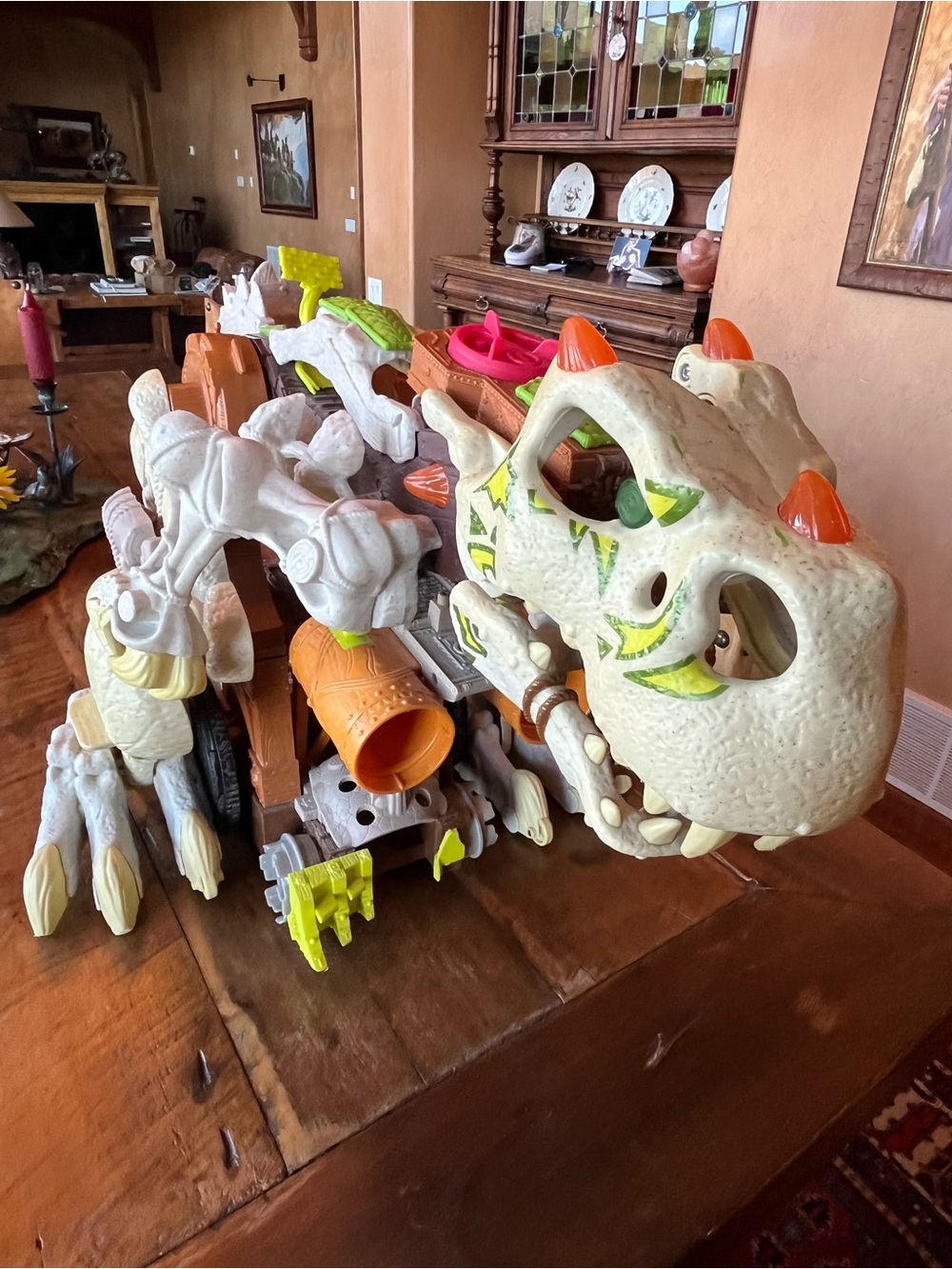 Fisher Price Imaginext Ultra T-Rex Dinosaur Lights Sounds walking TESTED &WORKS